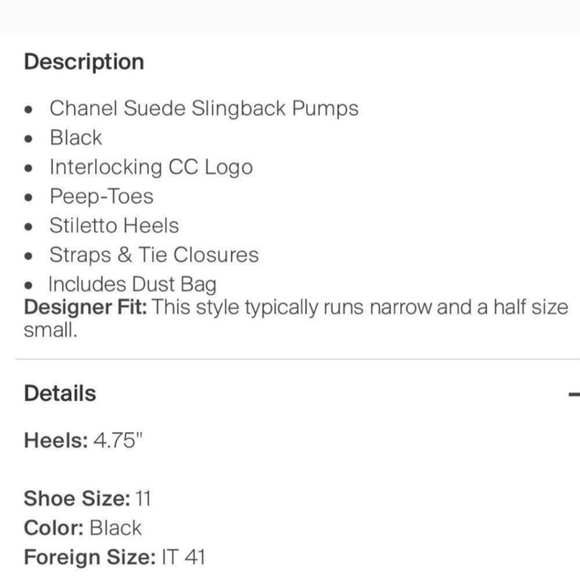 Chanel Heels Black and Silver! - Picture 8 of 8